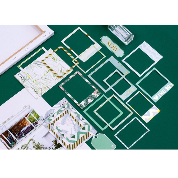 Set 15 sticker khung ảnh dễ thương (Hàng có sẵn)