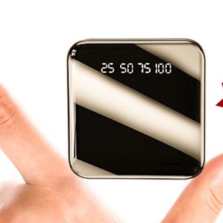[Cam Kết Hàng Mới]⭐️⭐️Mini⭐️⭐️Sạc dự phòng Dung Lượng thực 10.000mAh 2 Cổng USB Output  kèm đèn pin chiếu sáng