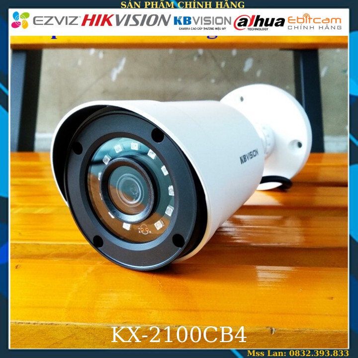 Camera Ngoài Trời HD Analog 4in1 KBVision 2.0MP KX-2100CB4 - Hồng Ngoại 20m