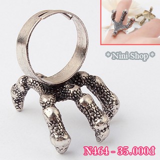Nhẫn kiểu hình móng vuốt độc đáo (kéo sang phải xem thêm mẫu)