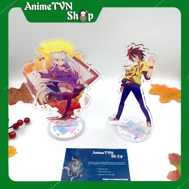 Tượng Mica Standee anime/manga No game No Life - Nhựa Cứng Acrylic In nhiều chi tiết sắc nét