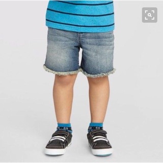 Quần short jean lưng thun có dây rút Cat & Jack