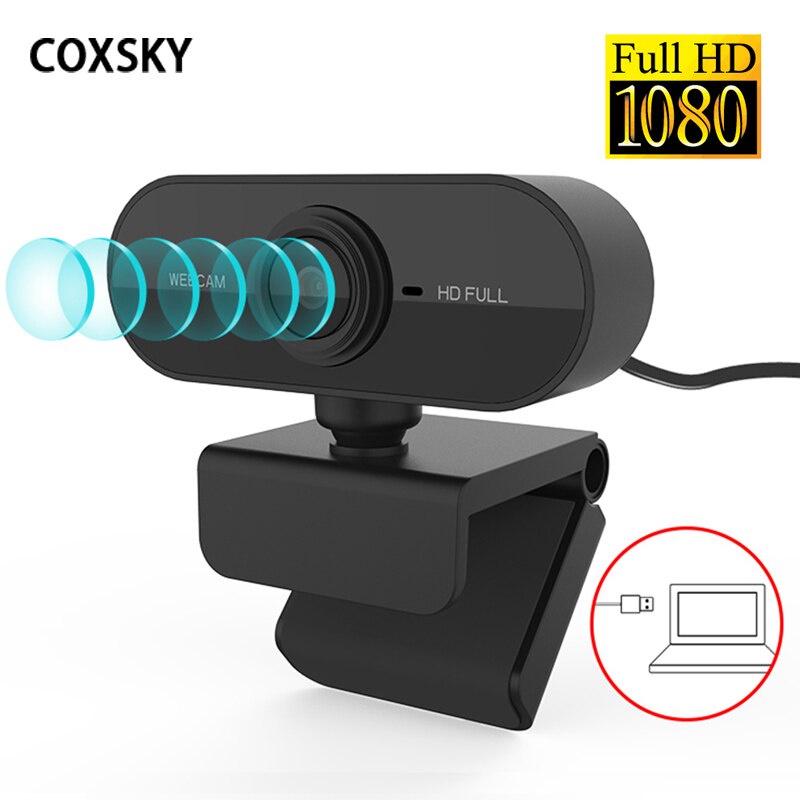Webcam Full Hd 1080p Kèm Micro Usb Chuyên Dụng Cho Pc Mac Laptop | BigBuy360 - bigbuy360.vn
