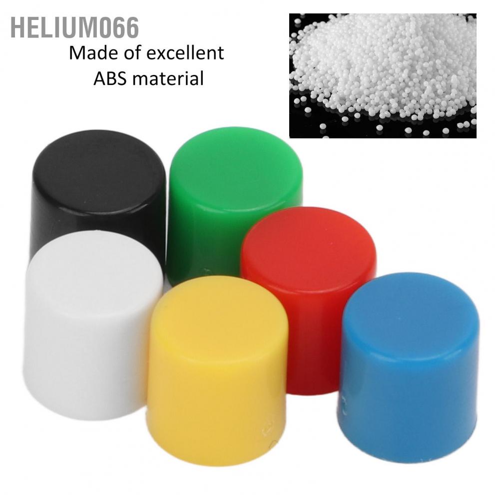 Set 180 Vỏ Nút Nhấn 6 Màu Bằng Nhựa ABS Thay Thế Cho Bảng Mạch Breadboard