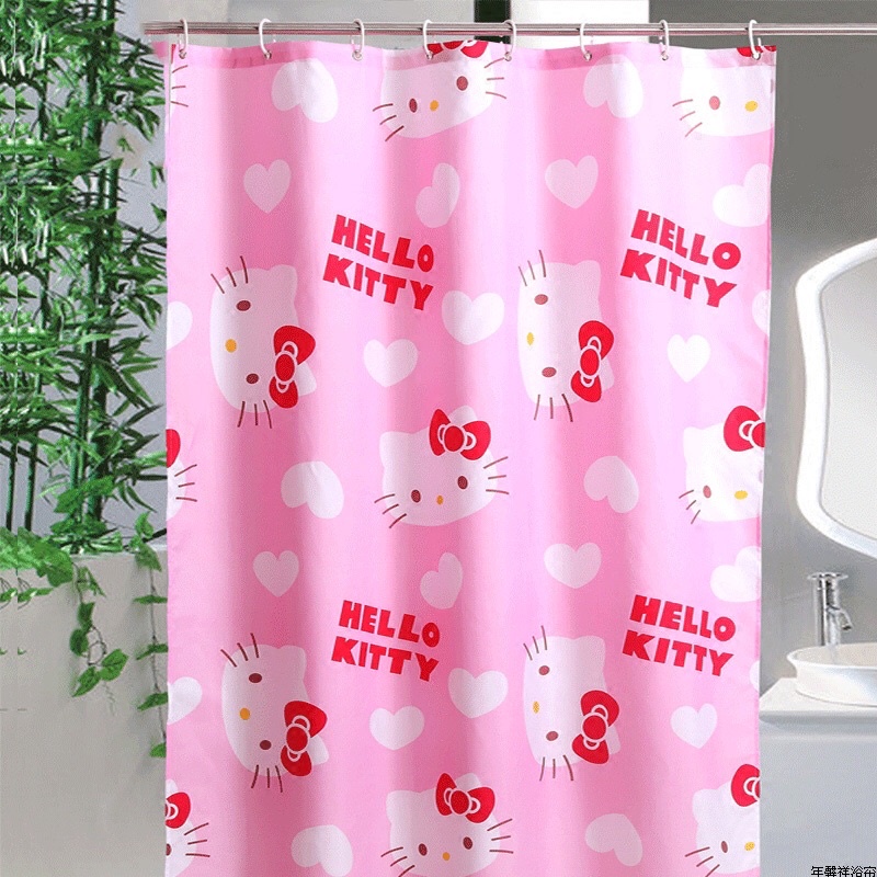 Rèm treo satin 1m8*2m HelloKitty