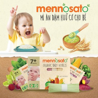 Mì Ăn Dặm Hữu Cơ Mennosato - Cho Bé 7 Tháng Tuổi