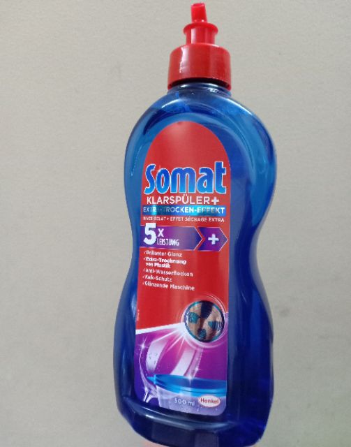 Nước làm bóng somat chai 750 ml dùng cho máy rửa bát