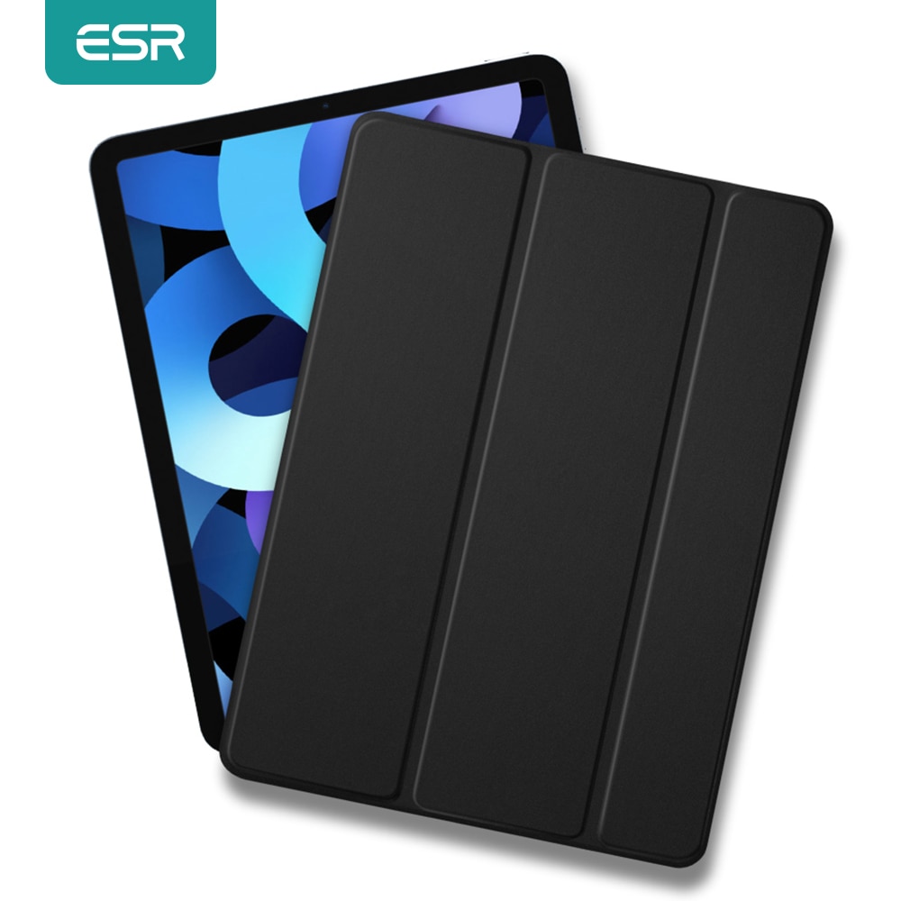 Bao da máy tính bảng ESR nắp gập làm ba từ tính với kính cường lực Funda Coque Capa cho iPad Air 4 2020