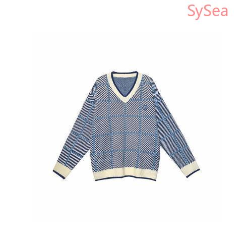 Áo sweater dệt kim tay dài dáng rộng thời trang mùa đông thanh lịch cho nữ