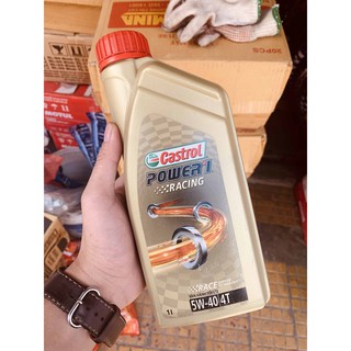 [MTVV] Dầu nhớt xe máy CASTROL Power1 Racing 4T 5W-40 1L<END>