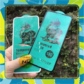 Kính cường lực ip 18D chống vỡ viền Ip 6g / 7g / 8g / 6plus / 6splus / 7plus / 8plus