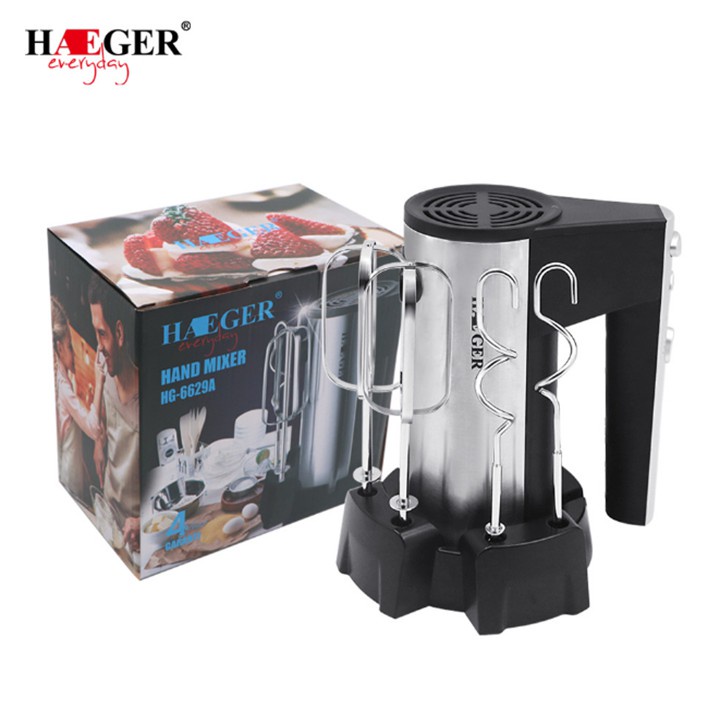 Máy đánh trứng chính hãng Haeger 450W đa năng