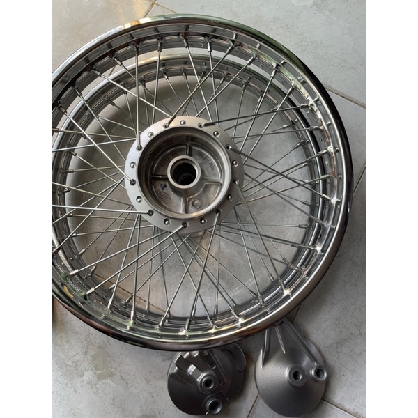 Bộ bánh CĐN HonnDa zin dành cho wave và dream full má đùm trước và sau