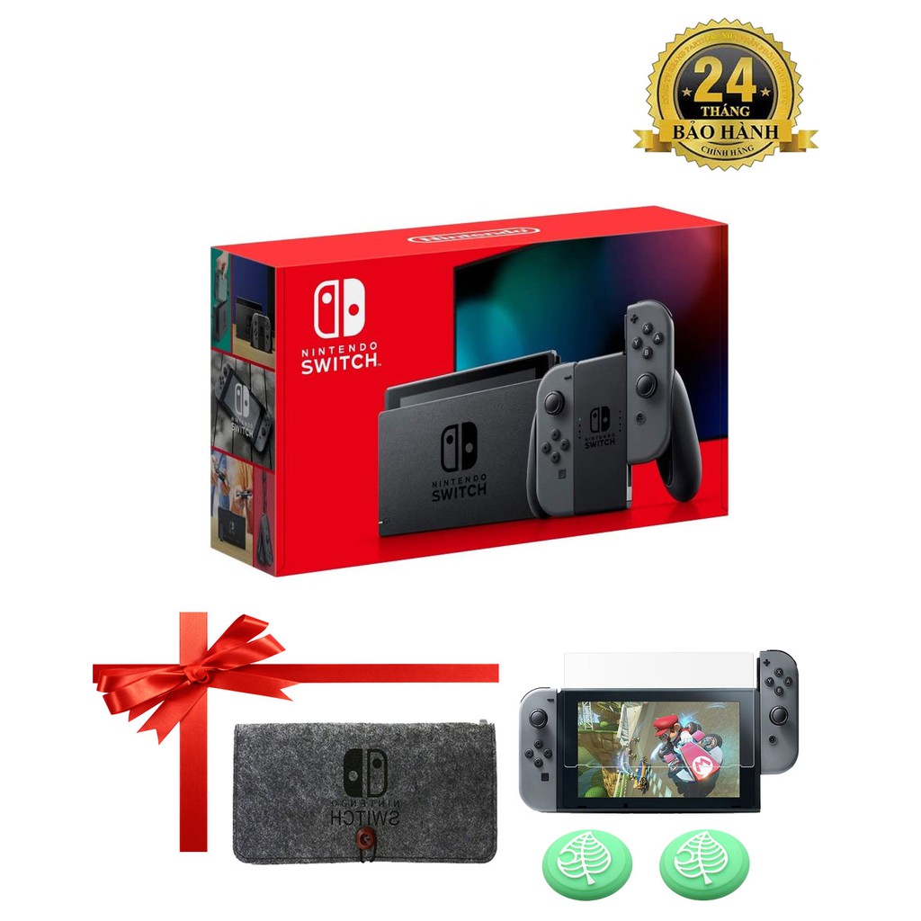 Máy Chơi Games Nintendo Switch Console [Gray] – New Version - Bảo Hành 12 Tháng