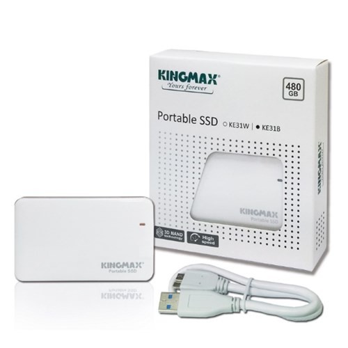 Ổ cứng Di động SSD Kingmax 480GB KE31 (giao tiếp USB 3.1) | WebRaoVat - webraovat.net.vn