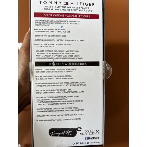 LOA BLUETOOTH 5.0 Tommy Hilfiger