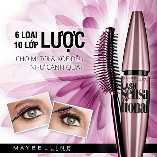 Mascara Làm Dài Và Tơi Mi Maybelline Lash Sensational Waterproof 10ml | BigBuy360 - bigbuy360.vn