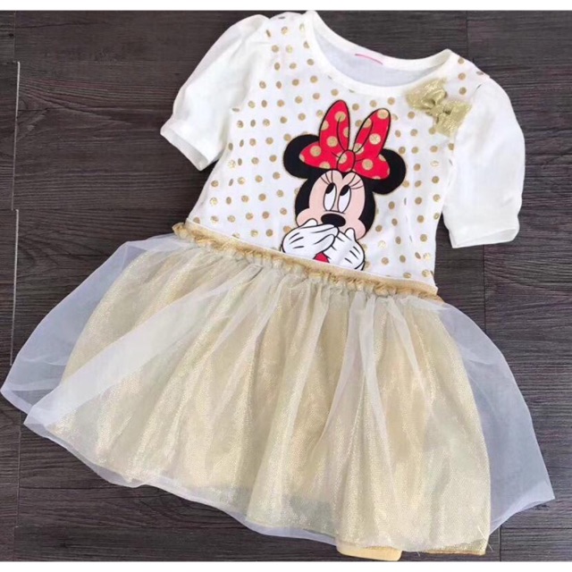 Đầm bé gái Mickey
