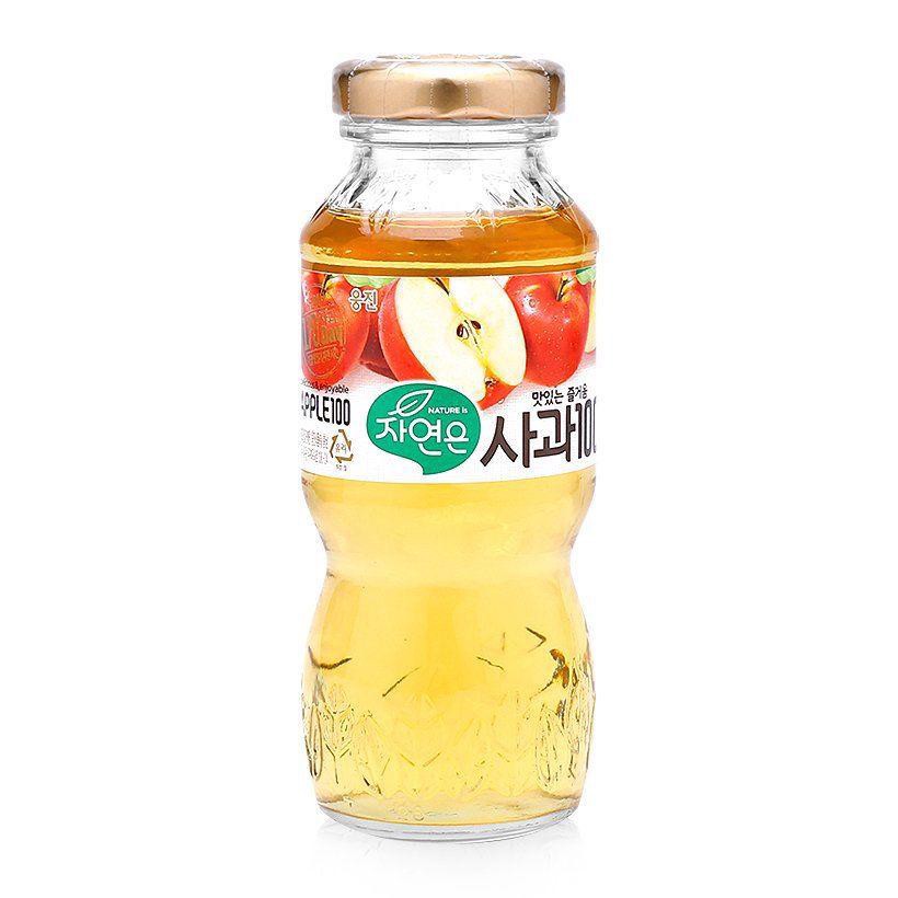 Chai 180ml Nước Táo Hàn Quốc Woongjin