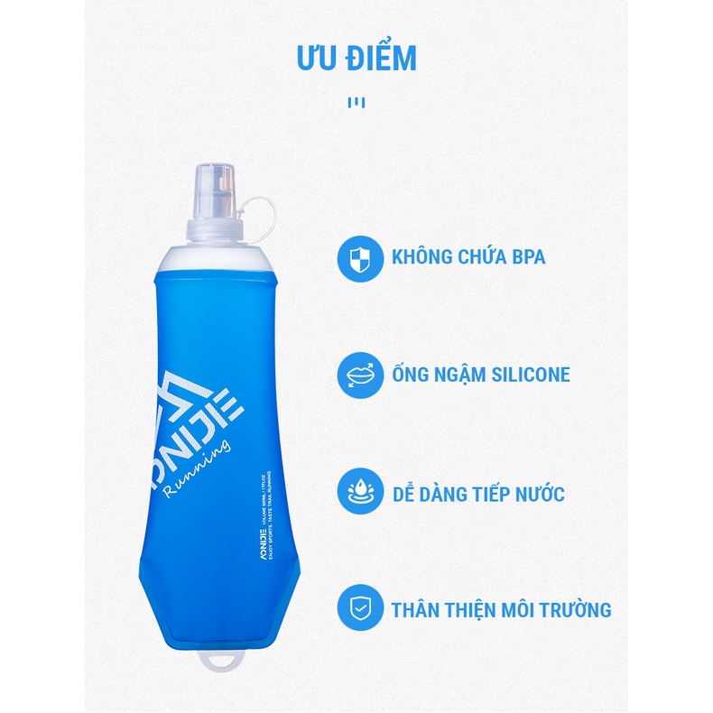 Bình nước dẻo Aonijie Soft Flask SD28 (500ml)