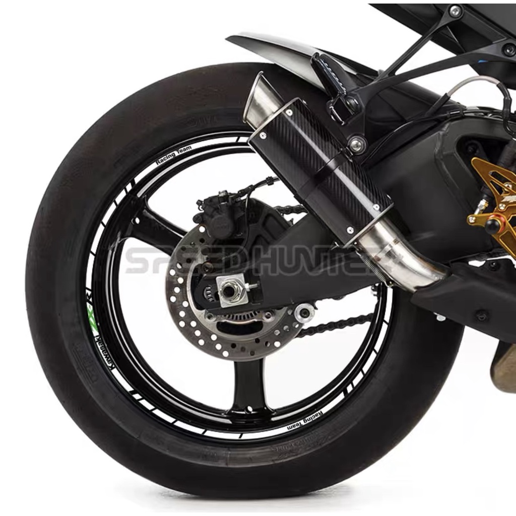 [ 1 Bộ 1 Xe 2 bánh ] Bộ tem decal sticker dán vành bánh mâm phản quang 3M dán mọi loại xe