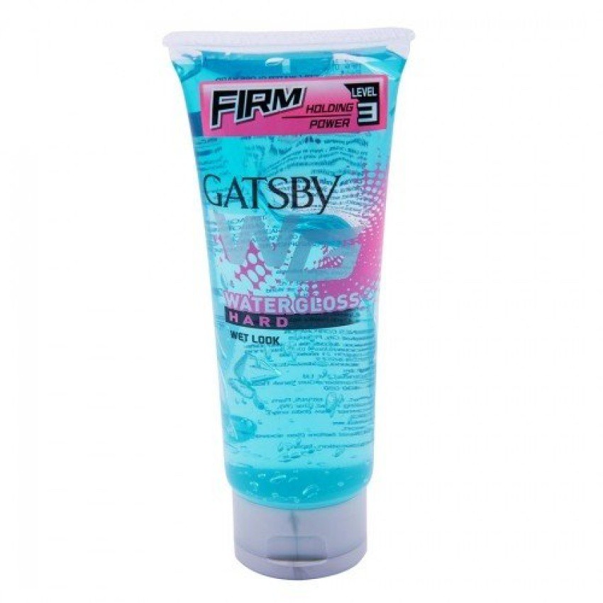 Gel tạo hình tóc cứng Gatsby water gloss Hard Level 3 170g (Singapore)