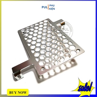 Che két nước Exciter 155 màu nhôm cnc cao cấp bảo vệ két nước Exciter 155 làm đẹp xe