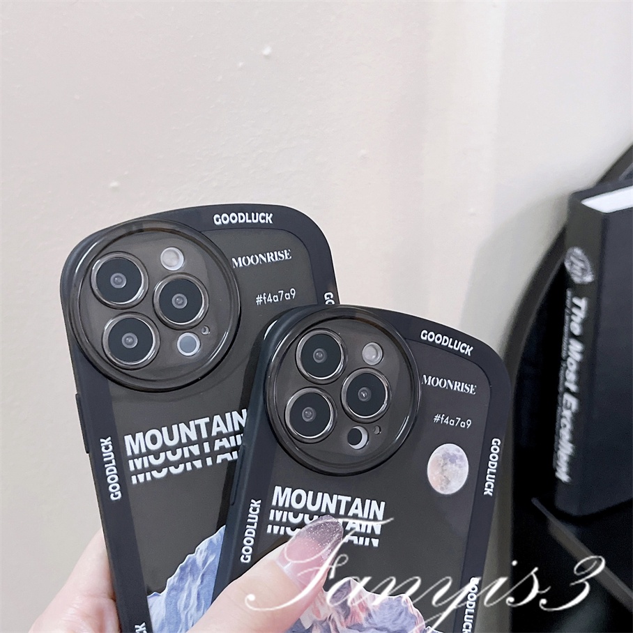 Ốp Điện Thoại TPU Mềm Họa Tiết Ngọn Núi Tuyết Cho iPhone 14 13 12 11 Pro Max X XR Xs Max 8 7 Plus SE 2020