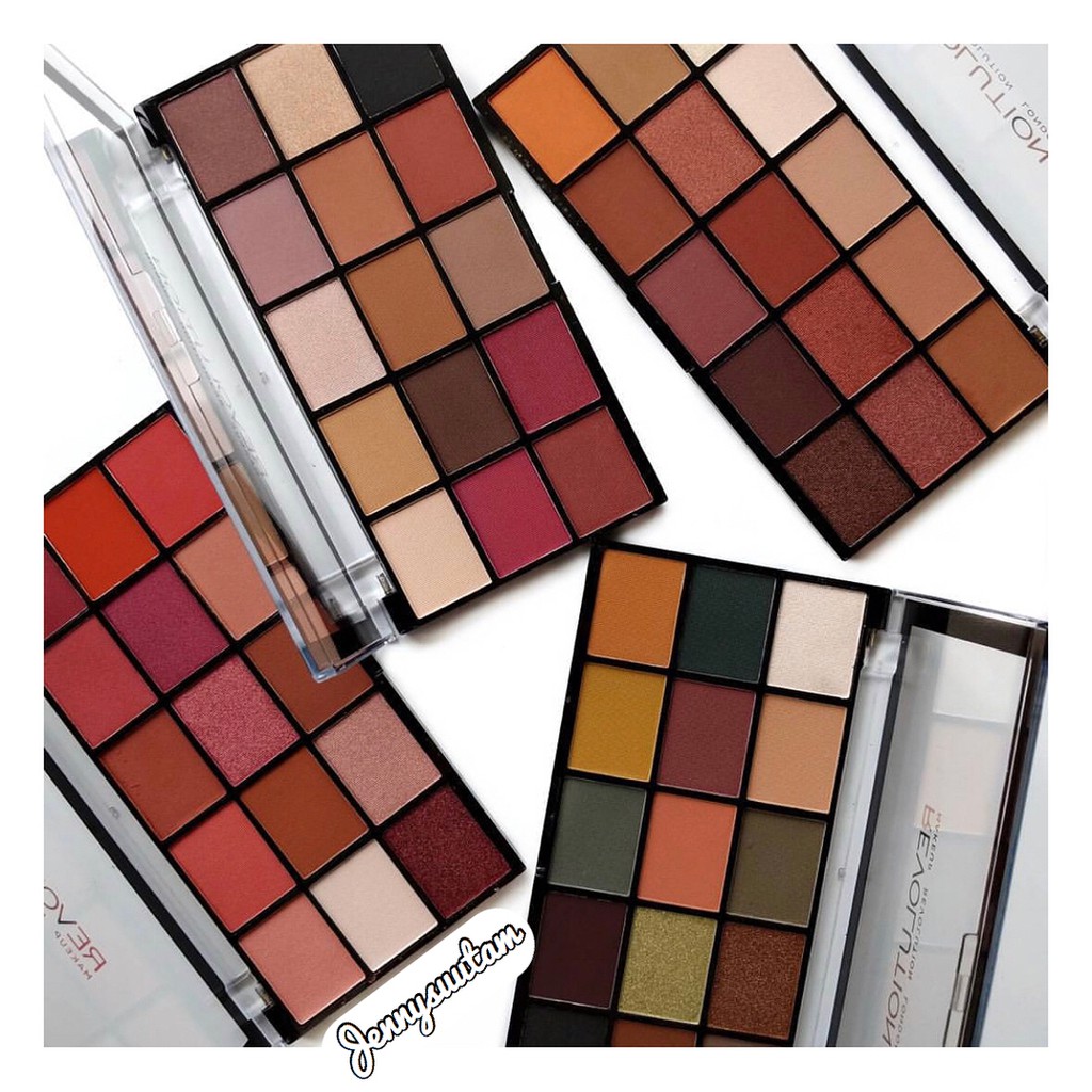 Bảng Phấn Mắt 15 Ô Makeup Revolution London Reloaded Palettes