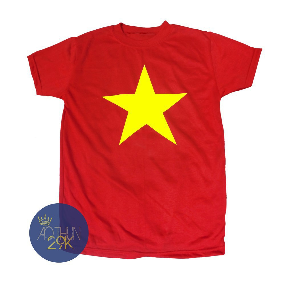 ÁO THUN LÁ CỜ ĐỎ SAO VÀNG