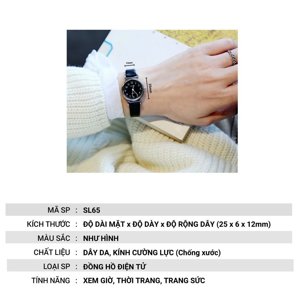 Đồng Hồ Thời Trang Dây Da Đẹp UMI SL65 | BigBuy360 - bigbuy360.vn