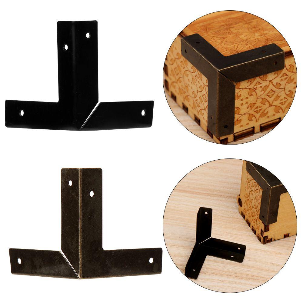 Set 4 Khung Sắt Màu Đen / Đồng Bọc Khung Sắt Tiện Dụng ZAIJIE24 Ốp