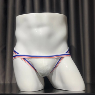 Quần lót nam Jockstrap thun lạnh phối dây sọc nổi bật - JO57