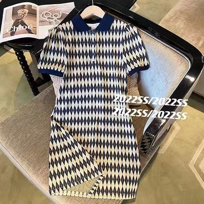 Phụ nữ Váy sọc Thời trang Váy ngắn Đi làm Trưởng thành