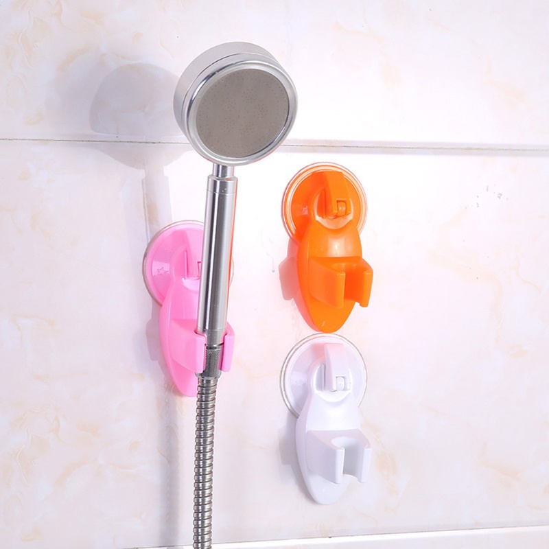 1 Giá Đỡ Vòi Hoa Sen Bằng PVC Không Cần Điều Chỉnh Được Kèm Giác Hút C