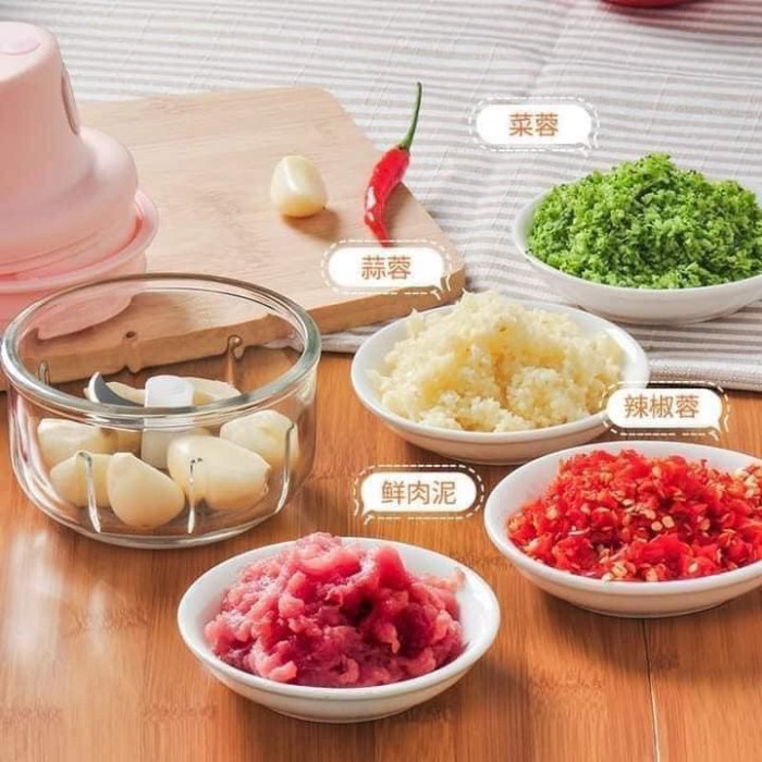 Máy Xay Mini Sạc Điện Có Cổng Sạc Usb, Dễ Sử Dụng Xay Hành Tỏi Rau Củ Quả Thể Tích 250ML.ĐTCA
