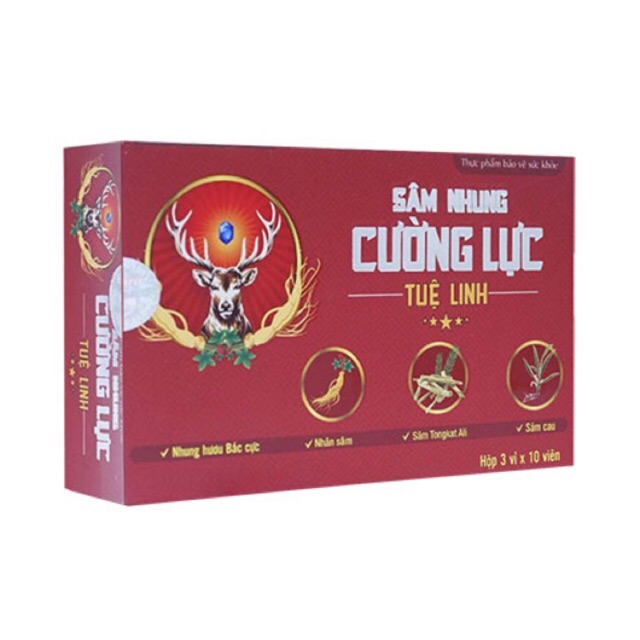 Sâm nhung cường lực tuệ linh - tăng cường sinh lý nam