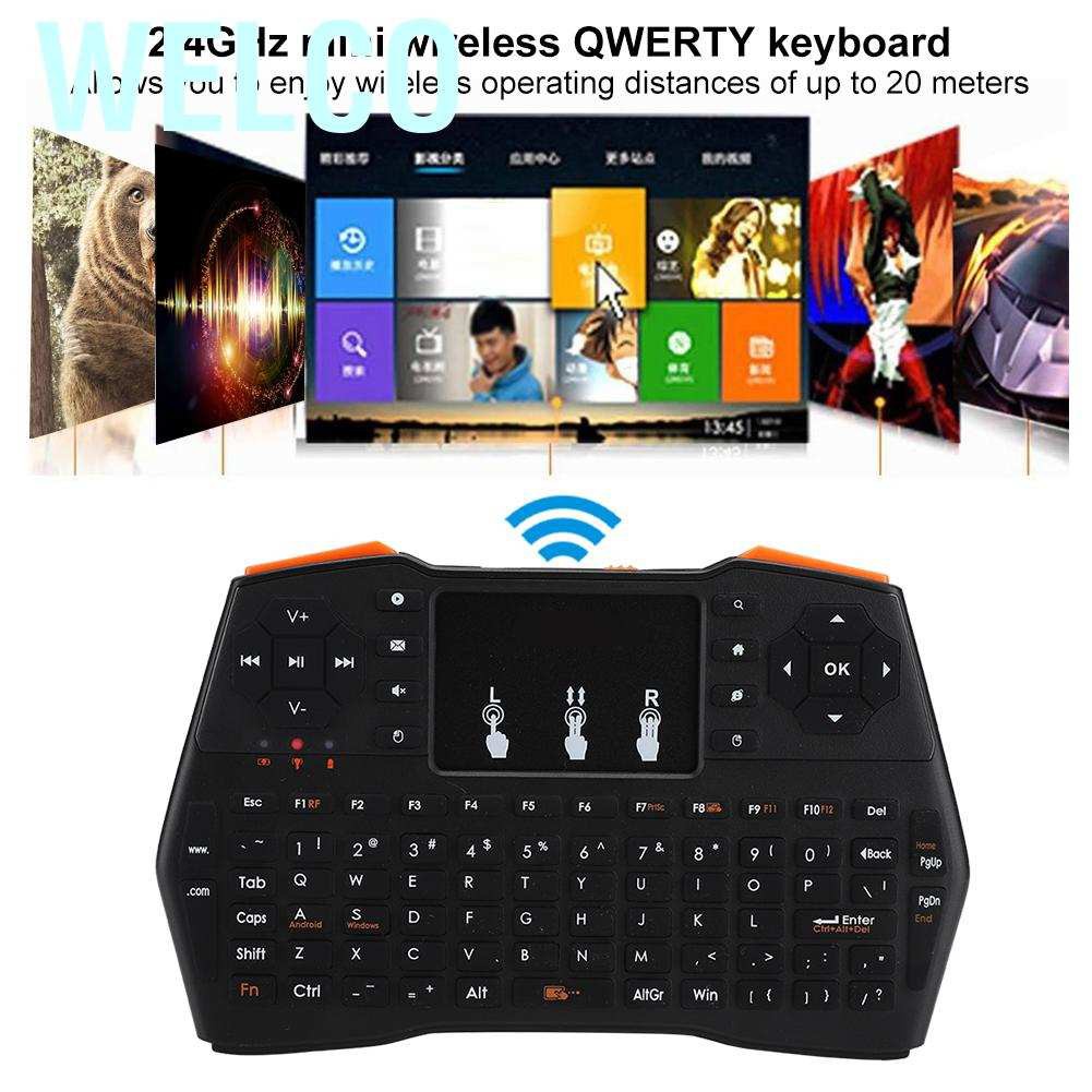 Bàn Phím Welco For Viboton I8 Plus 2.4ghz Mini Không Dây Cho Android Tv Box / Xbox360