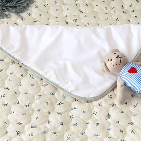 Thảm lót vải chống thấm prielle vải bông chống thấm cho bé