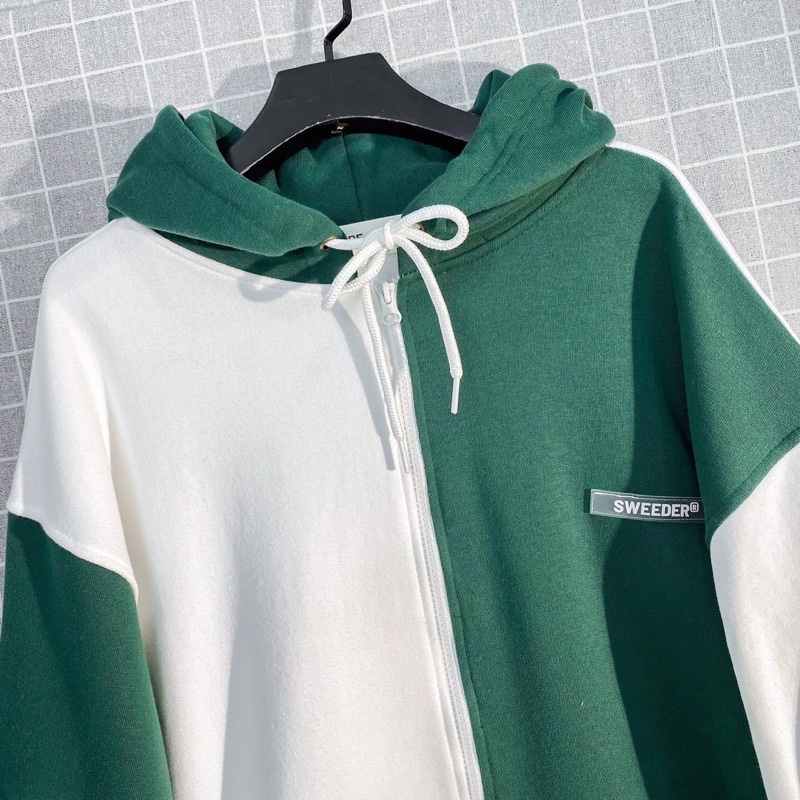 Áo Khoác Hoodie Zip BOA Form Rộng Oversize Unisex Vải Nỉ - Yowol SG