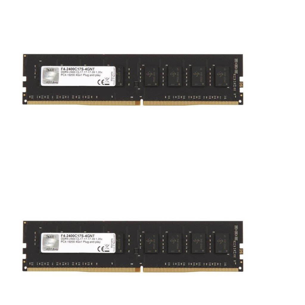 [Mã ELFLASH5 giảm 20K đơn 50K] RAM PC Gskill DDR4 4GB/8GB Bus 2133/2400MHz