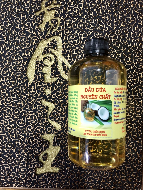 Dầu Dừa Nguyên Chất Handmade 500ml