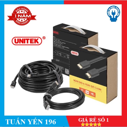 Dây cáp HDMI UNITEK Ultra 4K 10M - 15M - 20M - 25M - 30M (Full Box)
