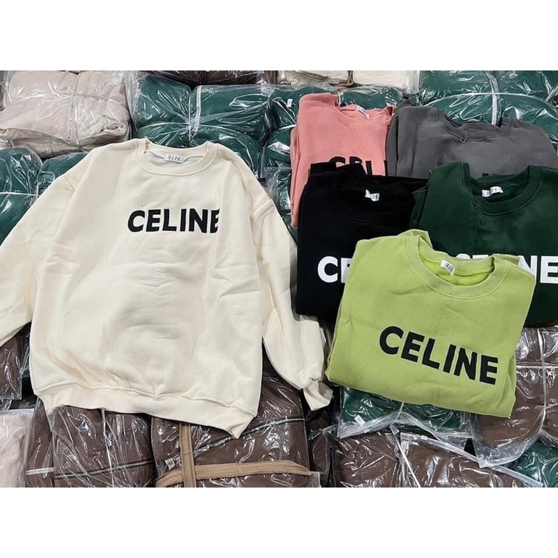 [ Rẻ vô địch ] Áo nỉ cổ tròn form rộng tay bồng - C