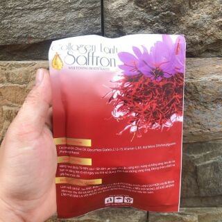Tắm trắng lạnh Collagen Saffron