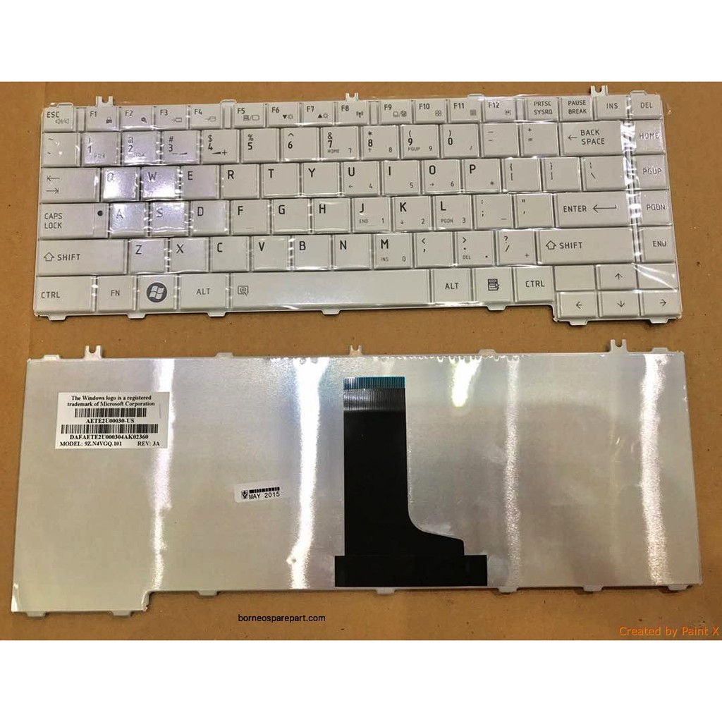 (KEYBOARD) BÀN PHÍM LAPTOP TOSHIBA L640 dùng cho Satellite C600 C630 C640 C645 L600 L630 L635 L640 L645 L745 L730 L735