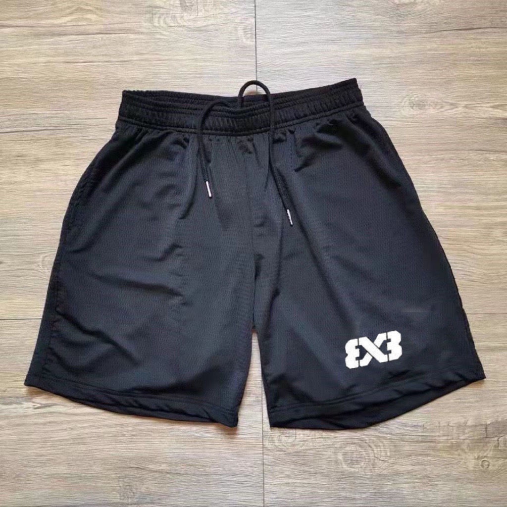 Quần Short Thể Thao Chơi Bóng Rổ Thiết Kế Thoáng Khí 3x3 Thời Trang Cho Nam