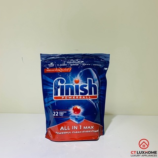 Viên rửa chén bát Finish All In One Max 22 viên [10 chức năng]