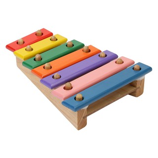 Đồ chơi gỗ mô hình đàn xylophone 7 thanh - phát triển kĩ năng âm nhạc cho bé