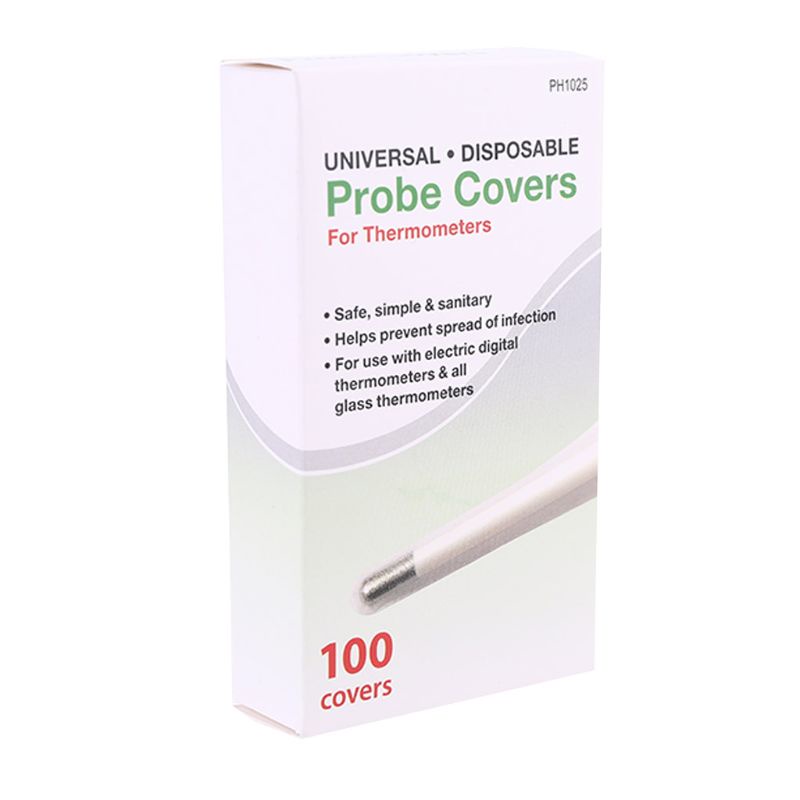 [Hàng mới về] Set 100 vỏ bọc đầu dò nhiệt kế điện tử thông dụng phân hủy được